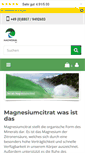 Mobile Screenshot of magnesium-pur.de